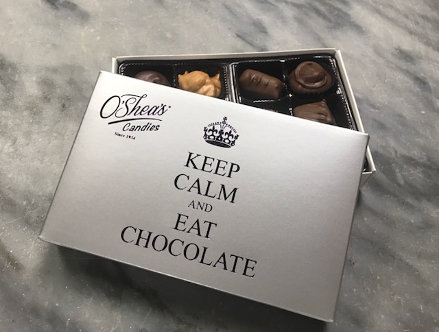keep calm and love chocolate