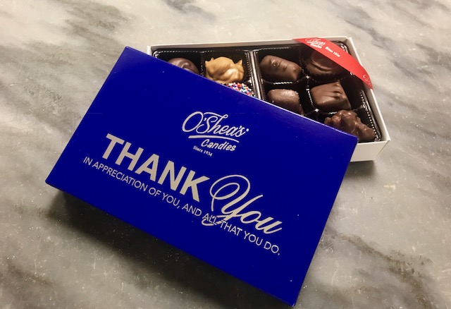 O’Shea’s “Thank You” Assorted Chocolate